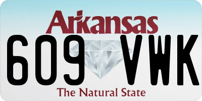 AR license plate 609VWK