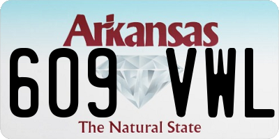 AR license plate 609VWL