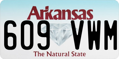 AR license plate 609VWM