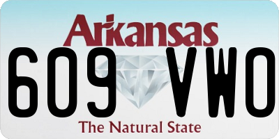 AR license plate 609VWO