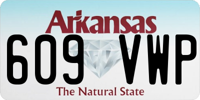 AR license plate 609VWP