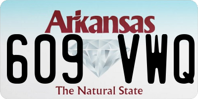 AR license plate 609VWQ