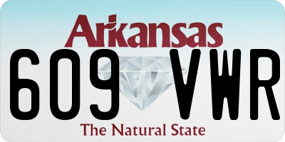 AR license plate 609VWR