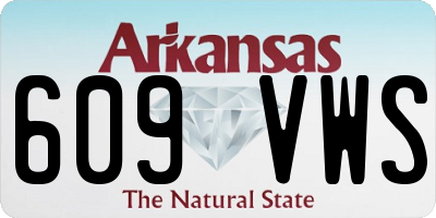 AR license plate 609VWS