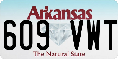 AR license plate 609VWT