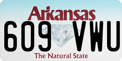 AR license plate 609VWU