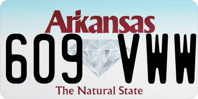 AR license plate 609VWW