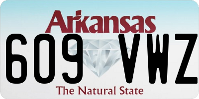 AR license plate 609VWZ