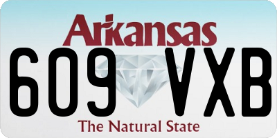 AR license plate 609VXB