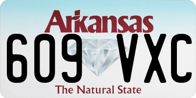 AR license plate 609VXC