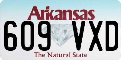 AR license plate 609VXD