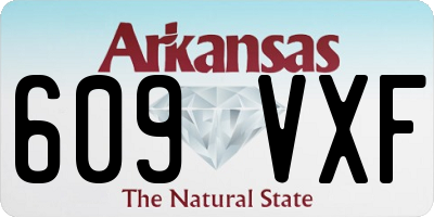 AR license plate 609VXF