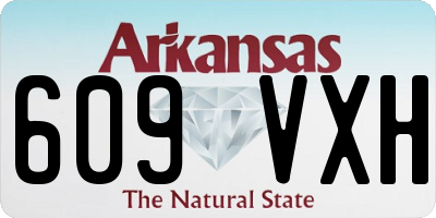 AR license plate 609VXH
