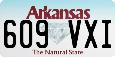 AR license plate 609VXI