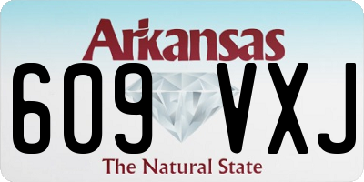 AR license plate 609VXJ