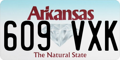 AR license plate 609VXK