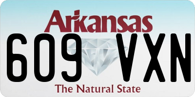 AR license plate 609VXN