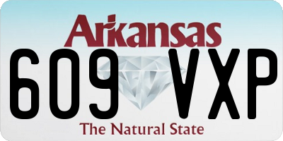 AR license plate 609VXP