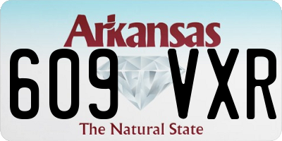 AR license plate 609VXR