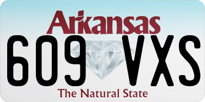 AR license plate 609VXS