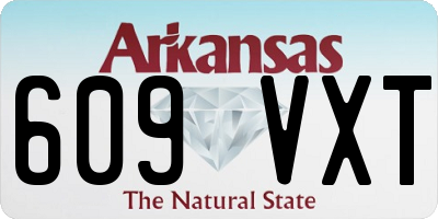 AR license plate 609VXT