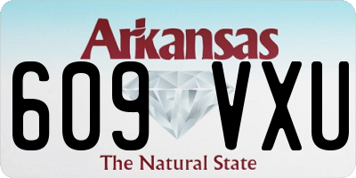 AR license plate 609VXU