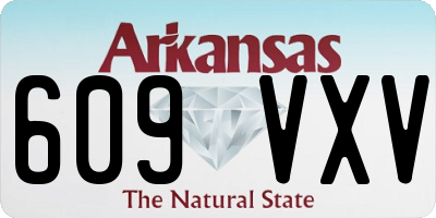 AR license plate 609VXV