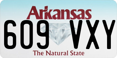 AR license plate 609VXY