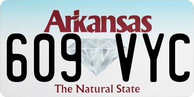 AR license plate 609VYC