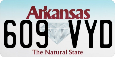 AR license plate 609VYD