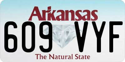 AR license plate 609VYF