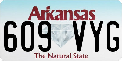 AR license plate 609VYG