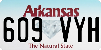 AR license plate 609VYH