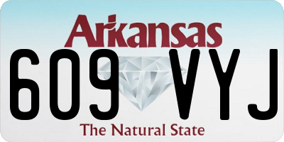 AR license plate 609VYJ