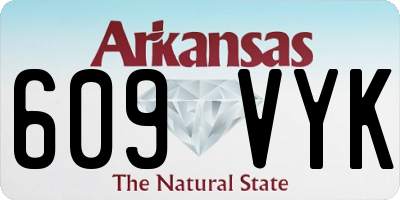 AR license plate 609VYK