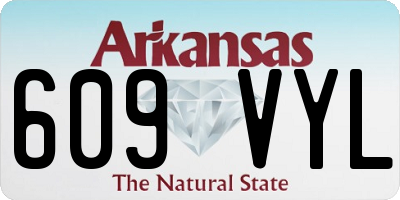 AR license plate 609VYL