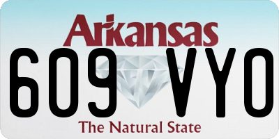 AR license plate 609VYO