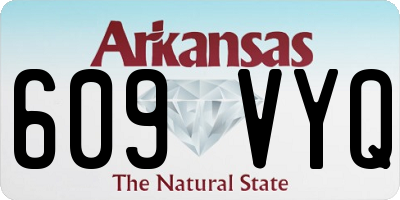 AR license plate 609VYQ