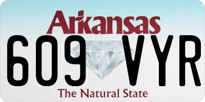 AR license plate 609VYR