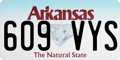 AR license plate 609VYS