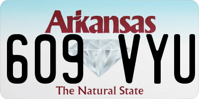 AR license plate 609VYU