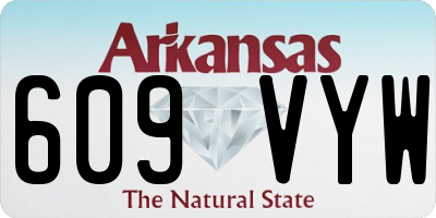 AR license plate 609VYW