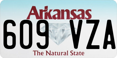 AR license plate 609VZA
