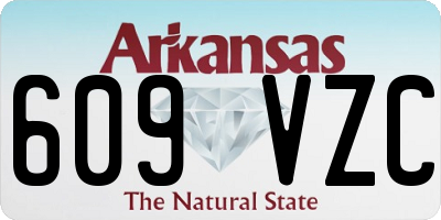 AR license plate 609VZC