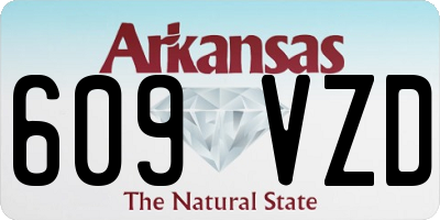 AR license plate 609VZD