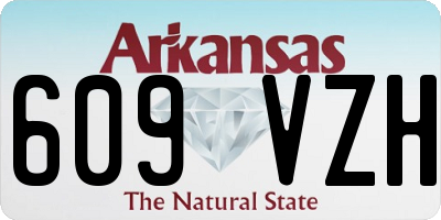 AR license plate 609VZH