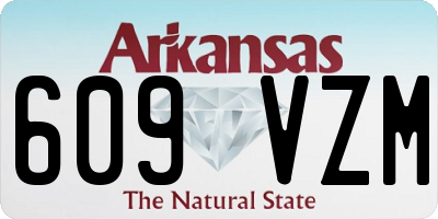 AR license plate 609VZM