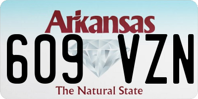 AR license plate 609VZN