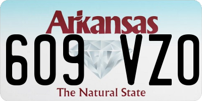 AR license plate 609VZO