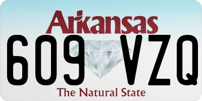 AR license plate 609VZQ